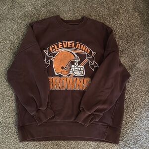 Cleveland browns Abercrombie Crewneck
